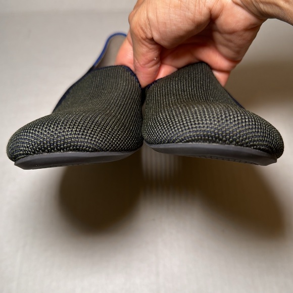 Rothy’s The Loafer Evergreen with Neon Stripe Slip On Round Toe Size 7.5 - Picture 7 of 14